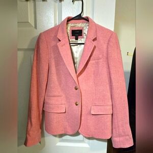 Herringbone Pink Blazer- J.Crew size 8